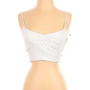 Nicholas Eyelet Crop Top